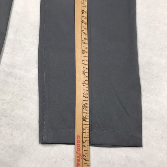 NIKE Golf Pants Men 35x28 (35/30 tag) Gray Standard Dri Fit Chino Performance - Picture 12 of 14